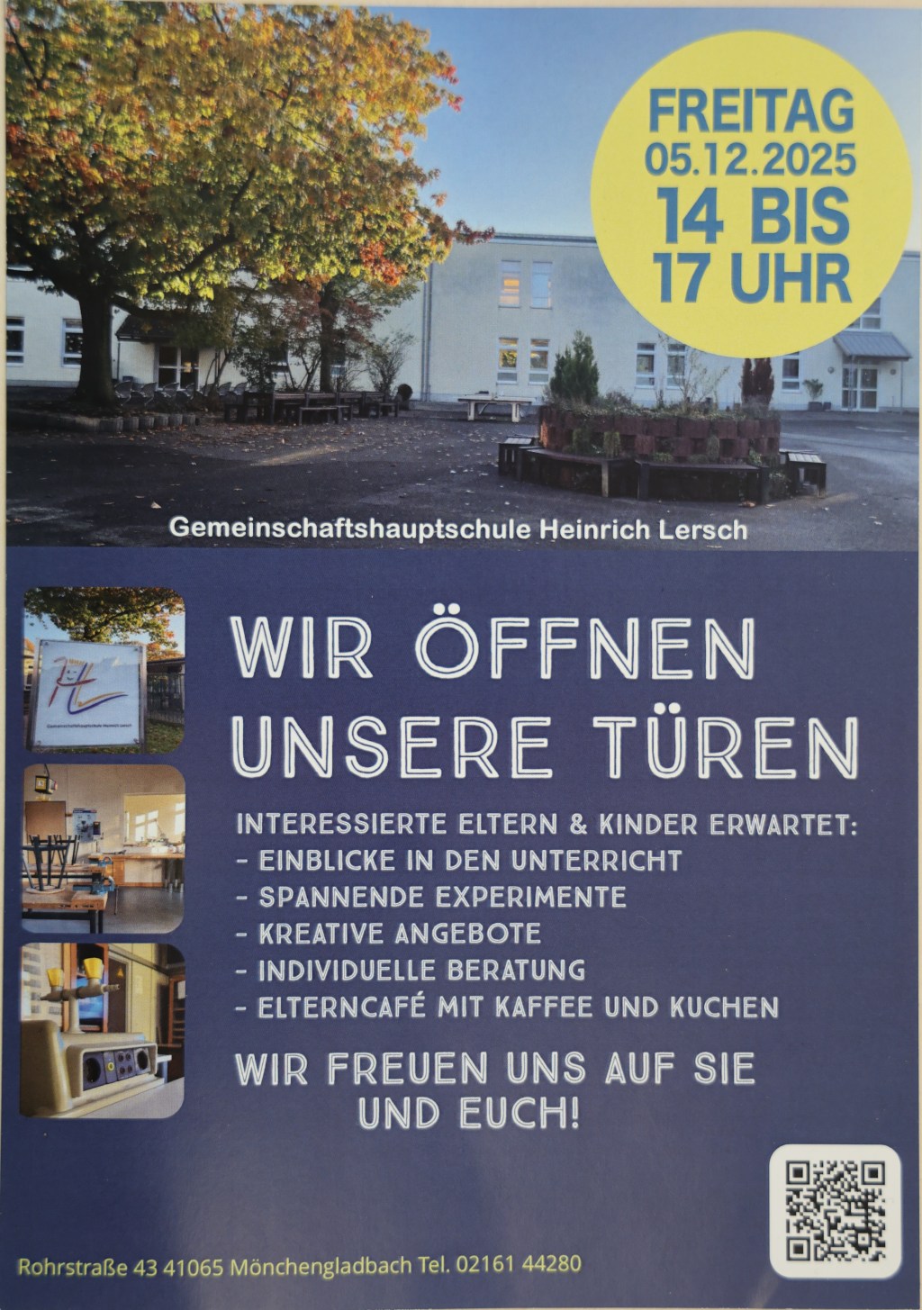 Tag der offenen Tür an der GHS Heinrich Lersch – herzlich willkommen!